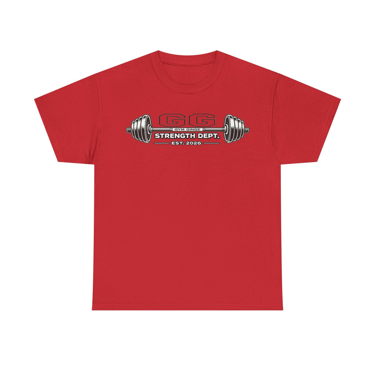 Gym Ginge product media | GG|Red|ADHD Rear - Strength Dept. Front|V1