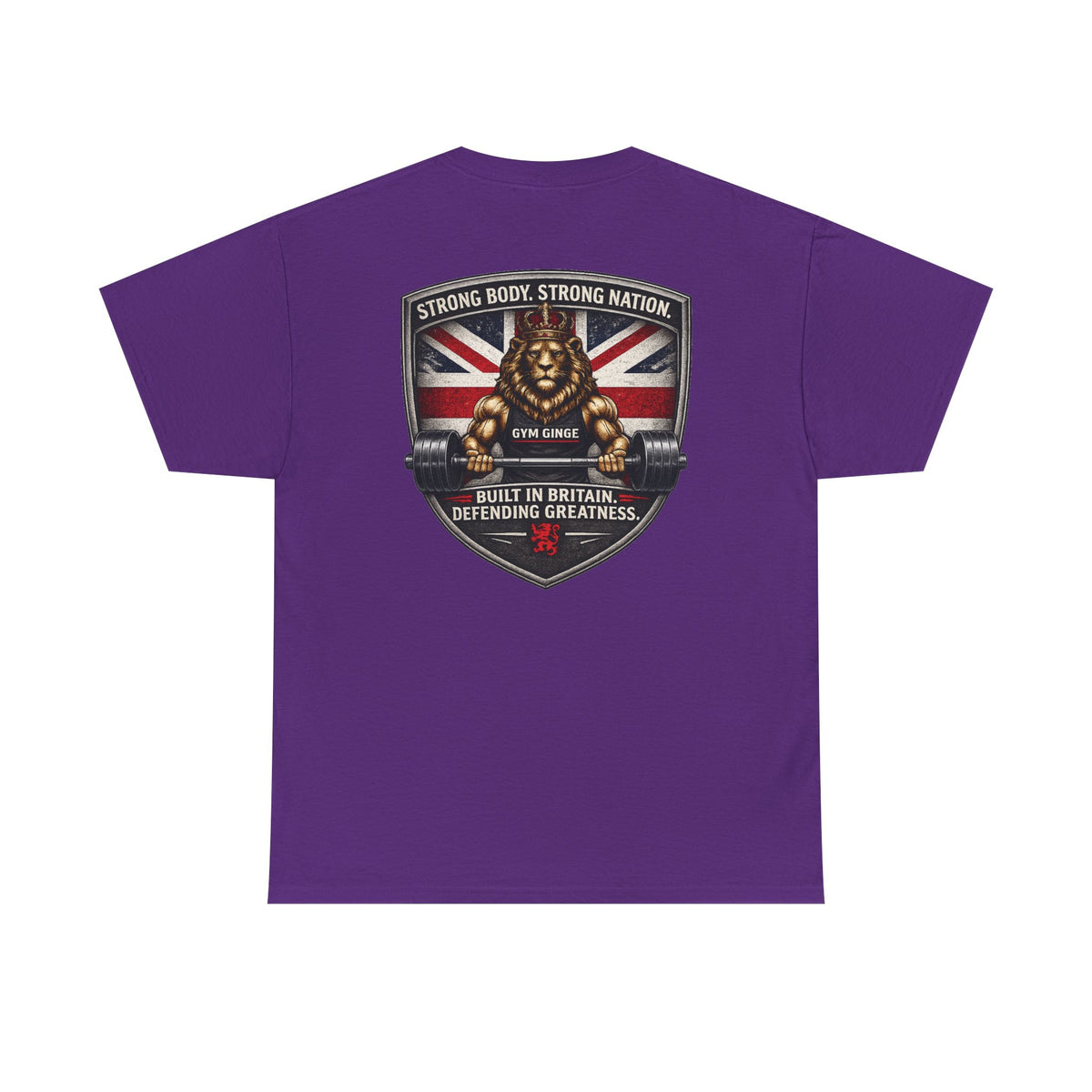 Gym Ginge product media | GG|Purple|Rear - Plain Front|V1
