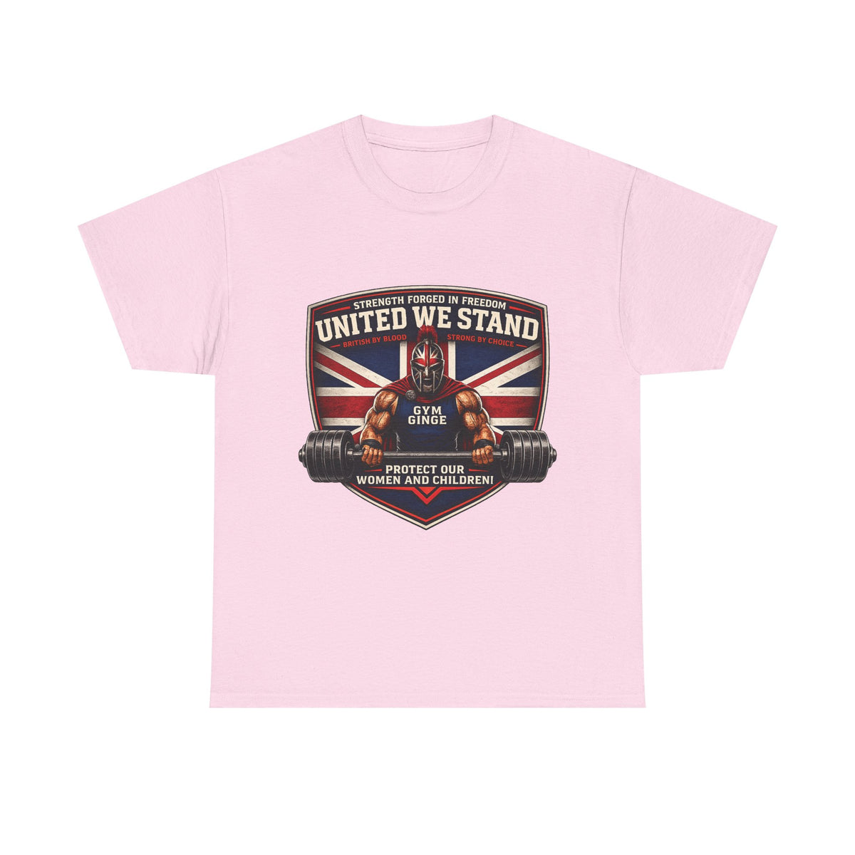 Gym Ginge product media | GG|Light Pink|Spartan Front Only|V1