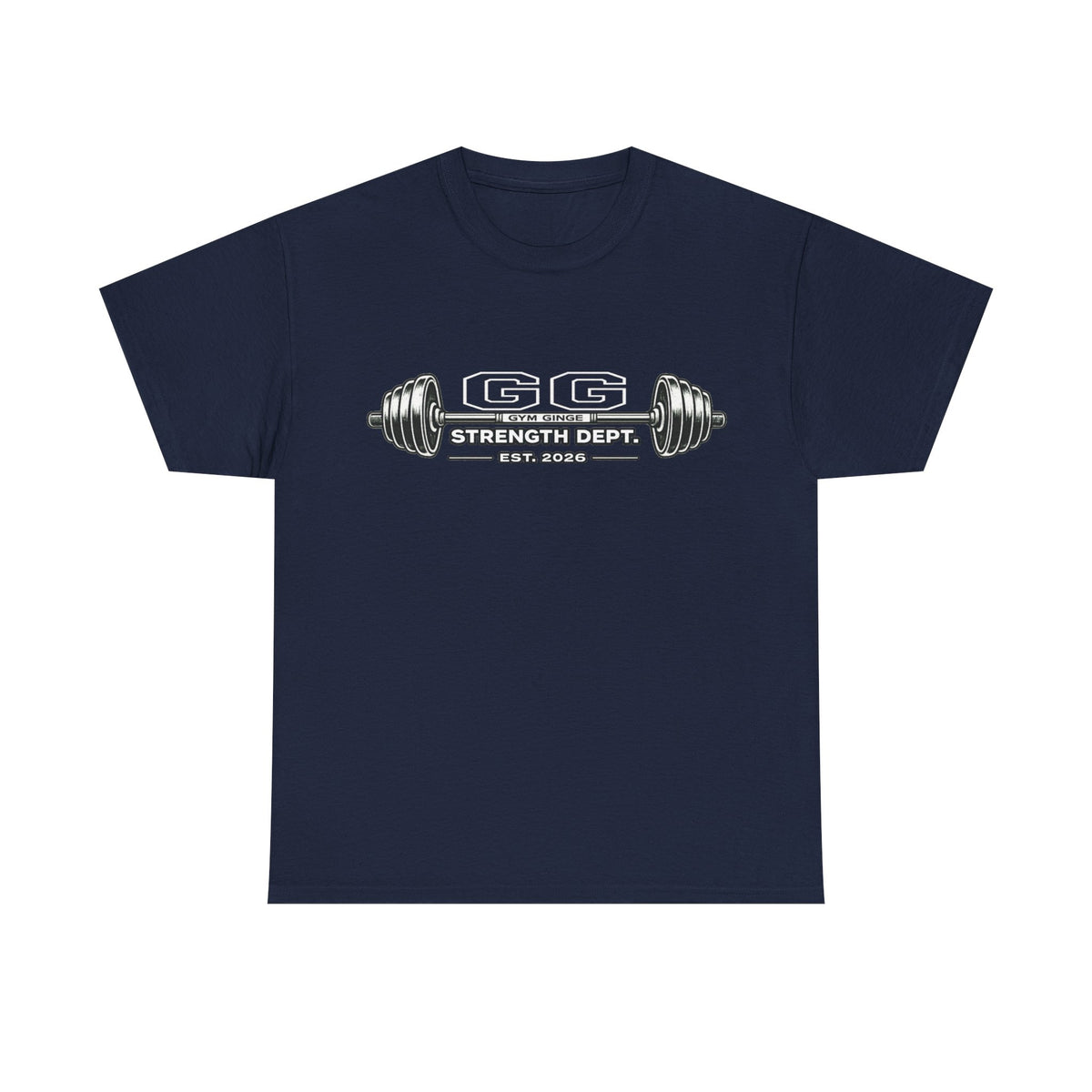 Gym Ginge product media | GG|Navy|Mens Gym Dogs Rear - Strength Dept. Front|V1