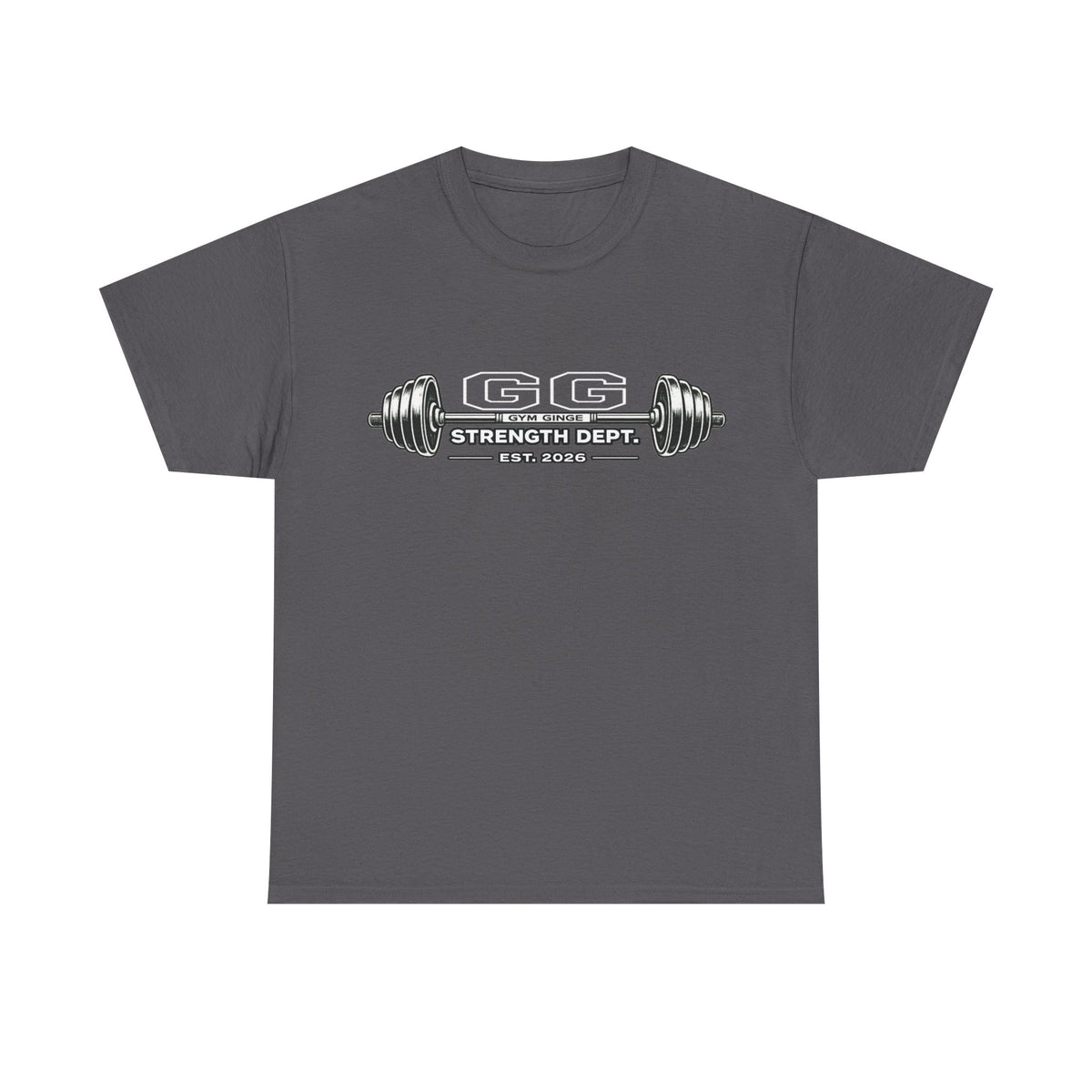 Gym Ginge product media | GG|Charcoal|Mens Gym Dogs Rear - Strength Dept. Front|V1