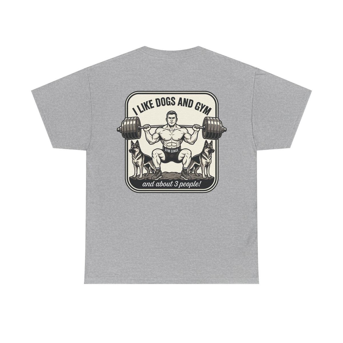 Gym Ginge product media | GG|Sport Grey|Mens Gym Dogs Rear - Strength Dept. Front|V1