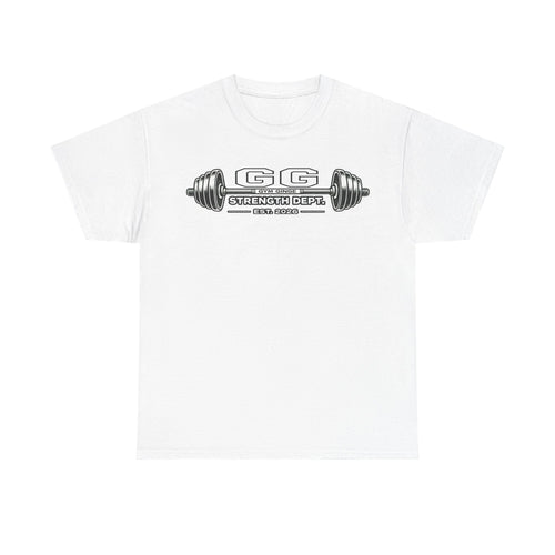 Gym Ginge product media | GG|White|Strength Dept. Barbell Front|V1
