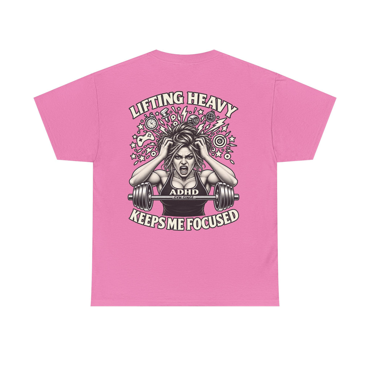 Gym Ginge product media | GG|Azalea|ADHD Rear - Plain Front|V1