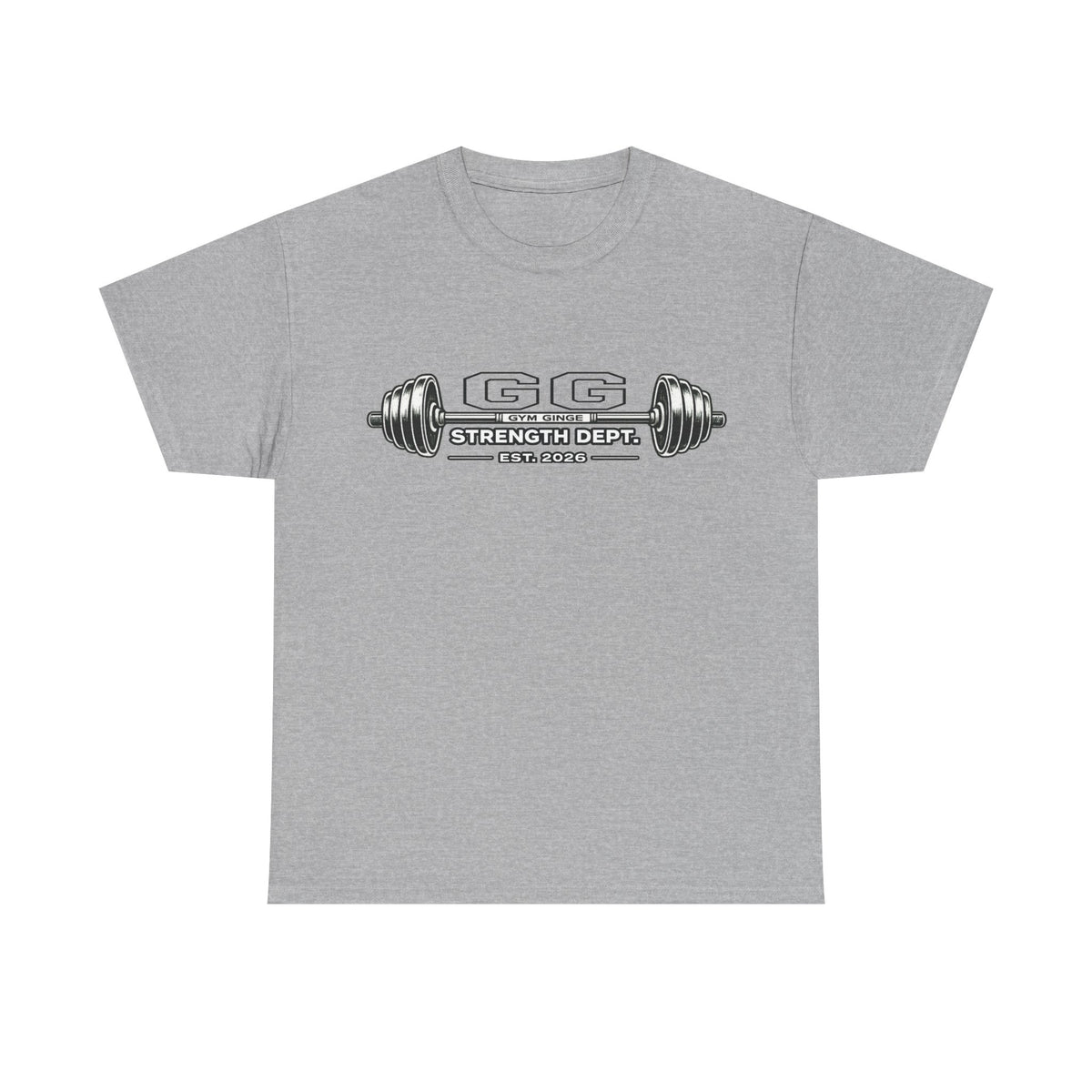 Gym Ginge product media | GG|Sport Grey|Ladies Gym Dogs - Strength Dept. Front T-Shirt|V1