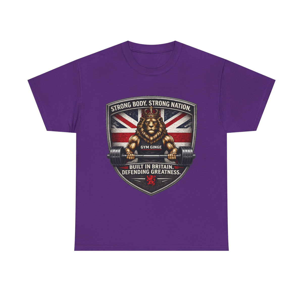 Gym Ginge product media | GG|Purple|Front Only|V1