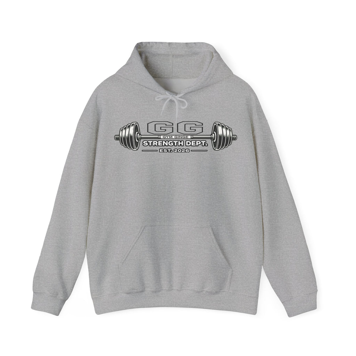 Gym Ginge product media | GG|Sport Grey|Strength Dept. Front|V1