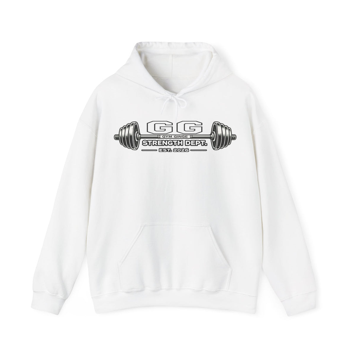 White product view | GG|White|Strength Dept. Front|V2