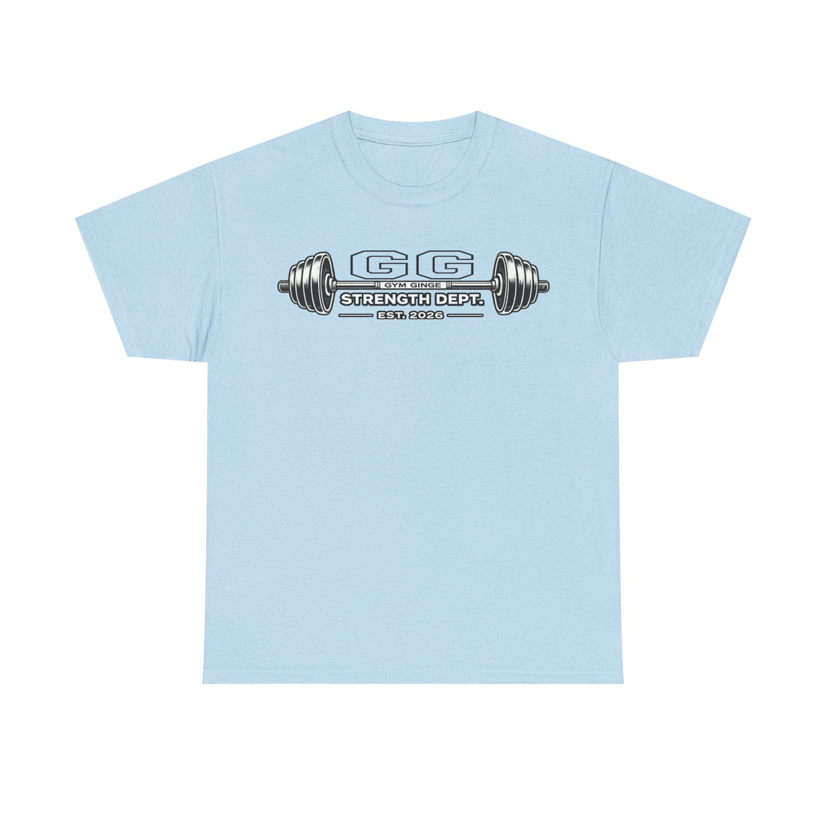 Gym Ginge product media | GG|Light Blue|Beyond Limits Rear - Strength Dept. Front|V1