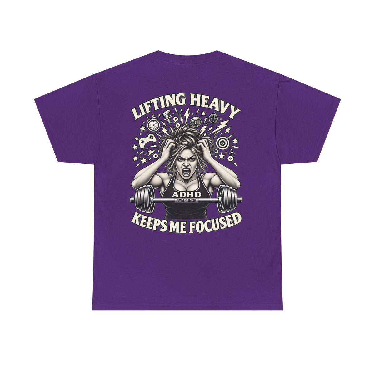 Gym Ginge product media | GG|Purple|ADHD Rear - Strength Dept. Front|V1