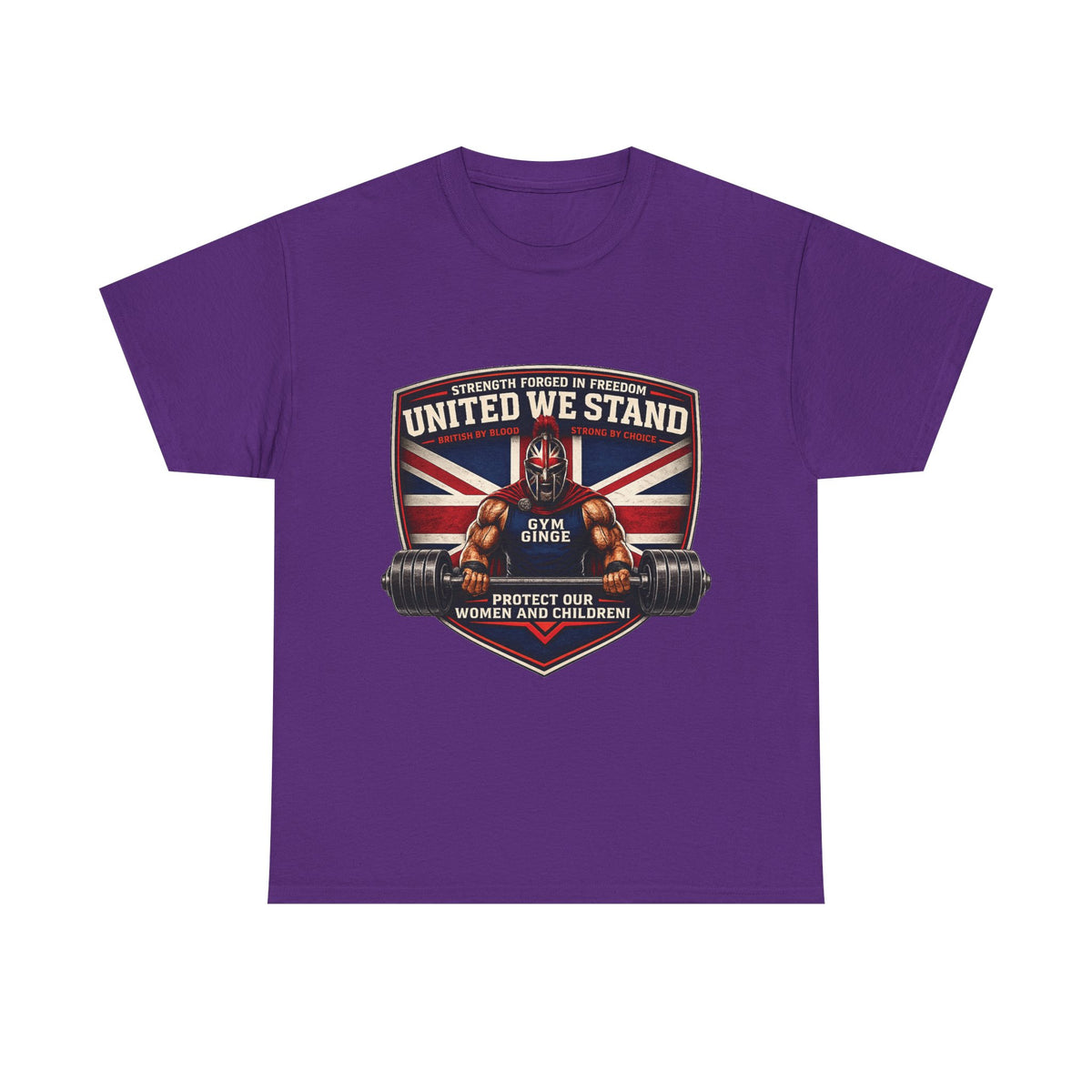 Gym Ginge product media | GG|Purple|Spartan Front Only|V1