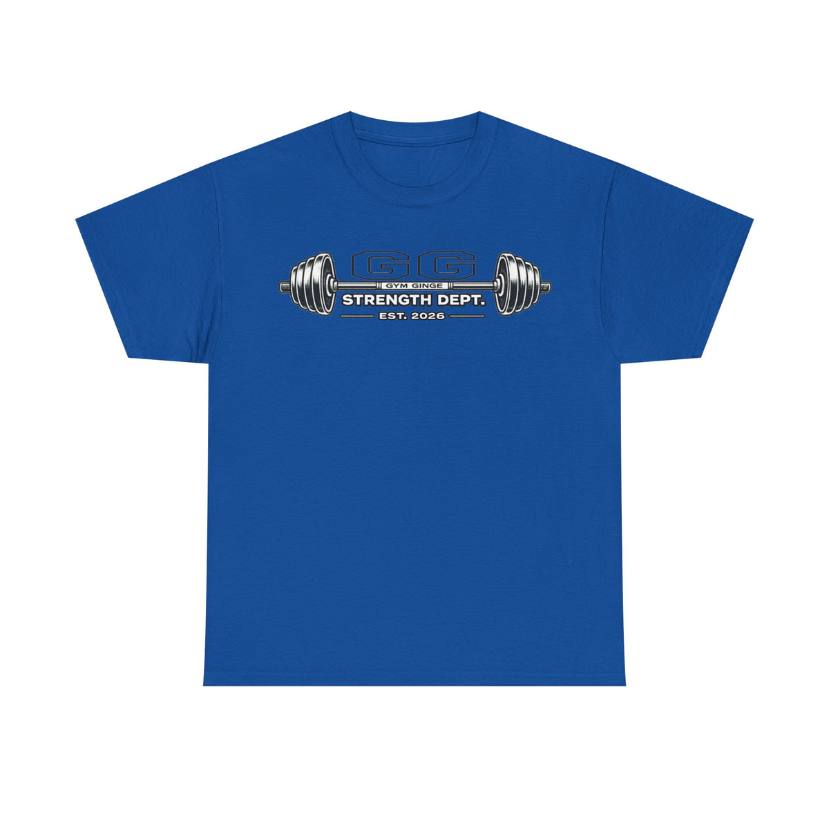 Gym Ginge product media | GG|Royal|Strength Dept. Barbell Front|V1