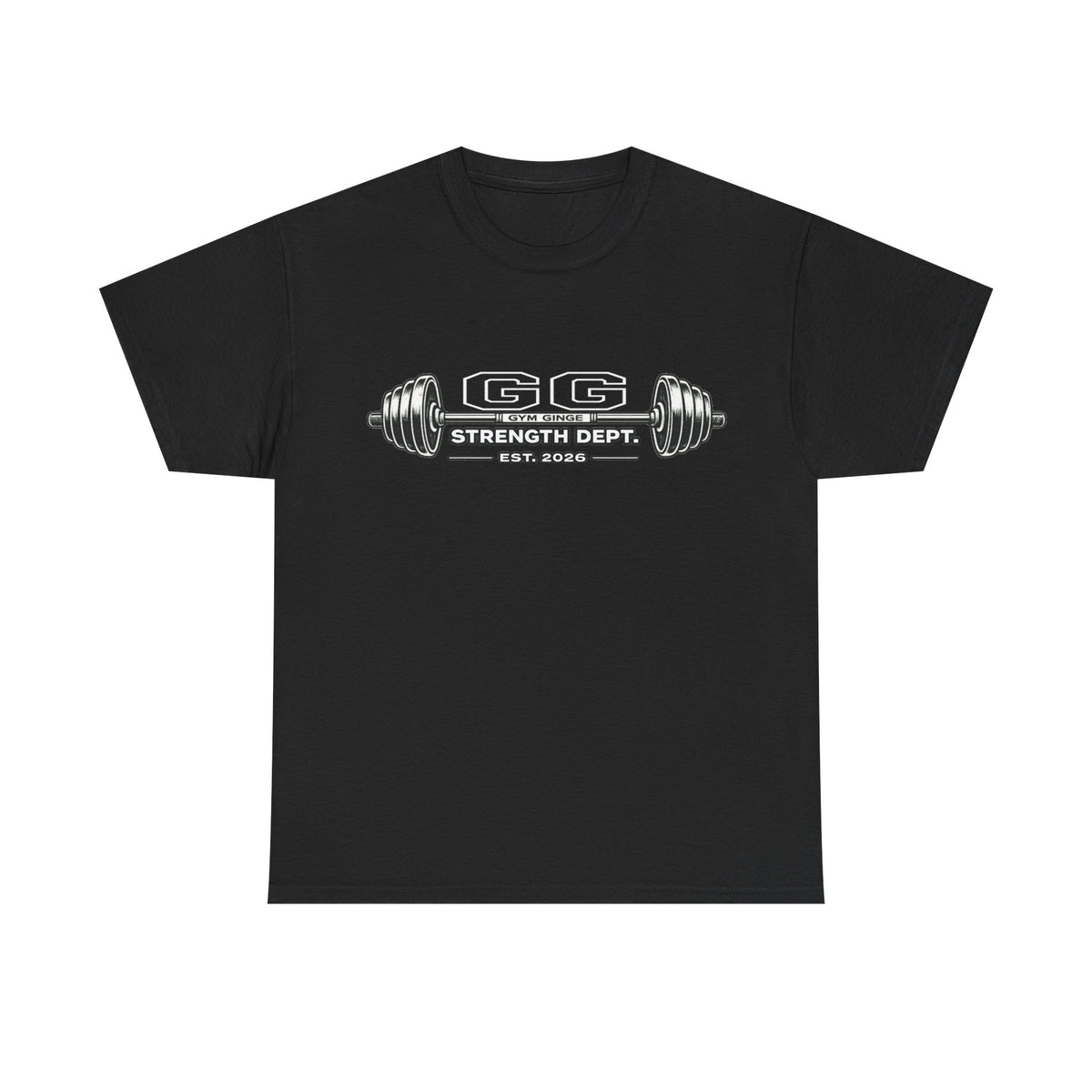 Gym Ginge product media | GG|Black|Mens Gym Dogs Rear - Strength Dept. Front|V1