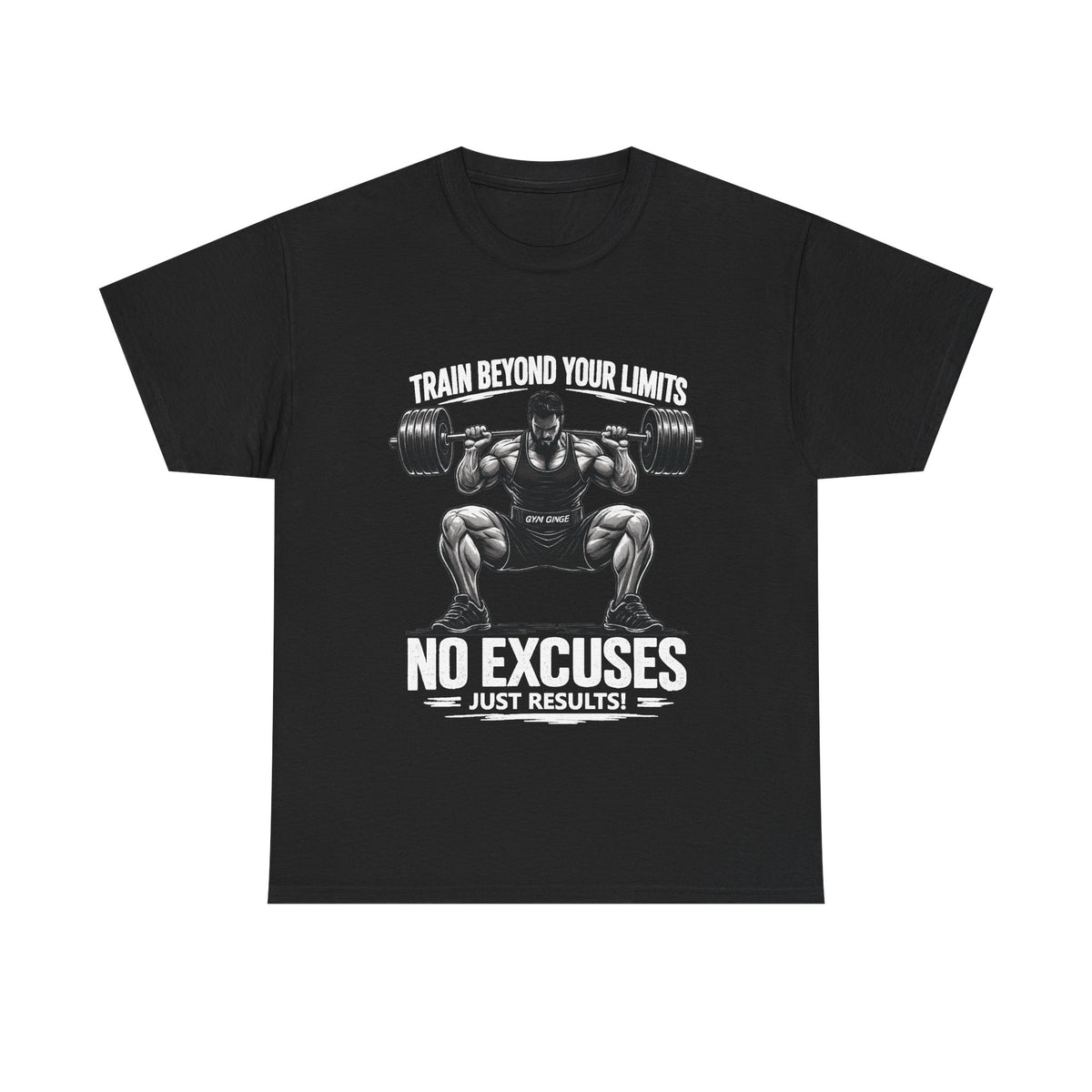 Gym Ginge product media | GG|Black|Beyond Limits Front Only|V1