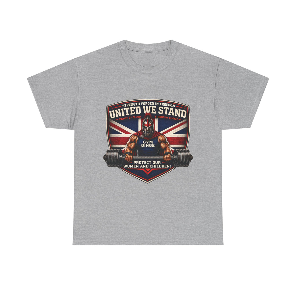 Gym Ginge product media | GG|Sport Grey|Spartan Front Only|V1