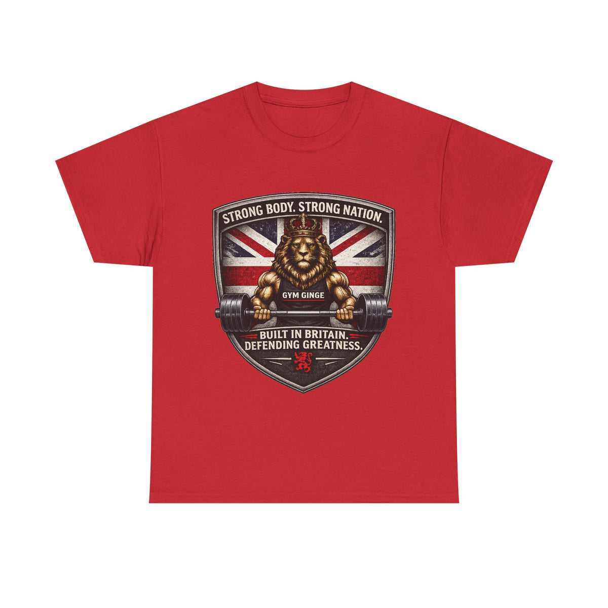 Gym Ginge product media | GG|Red|Front Only|V1