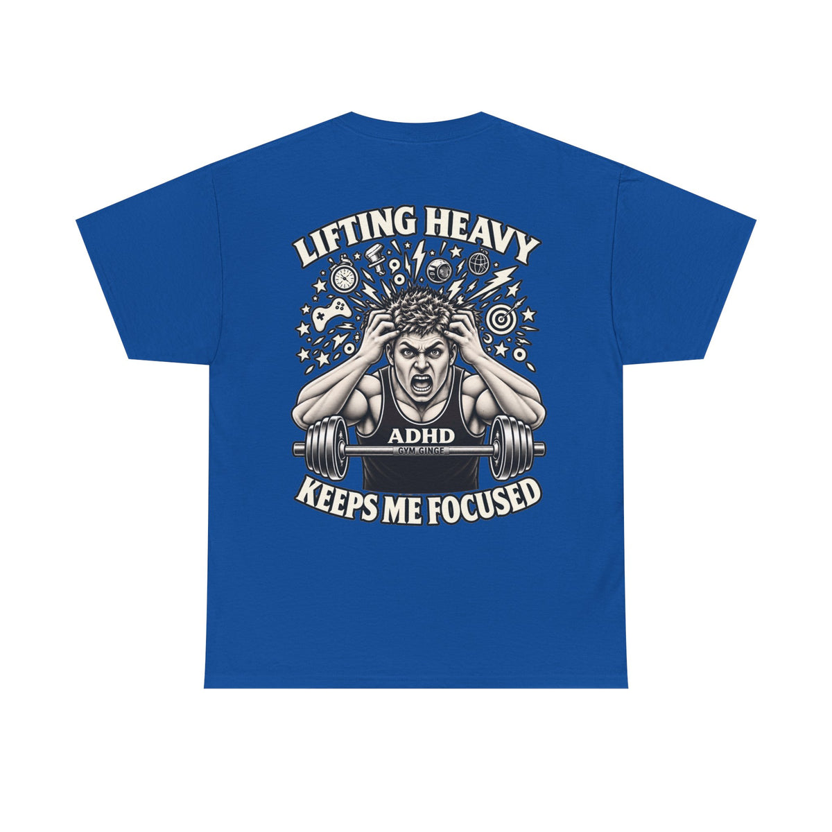 Gym Ginge product media | GG|Royal|ADHD Rear Only|V1