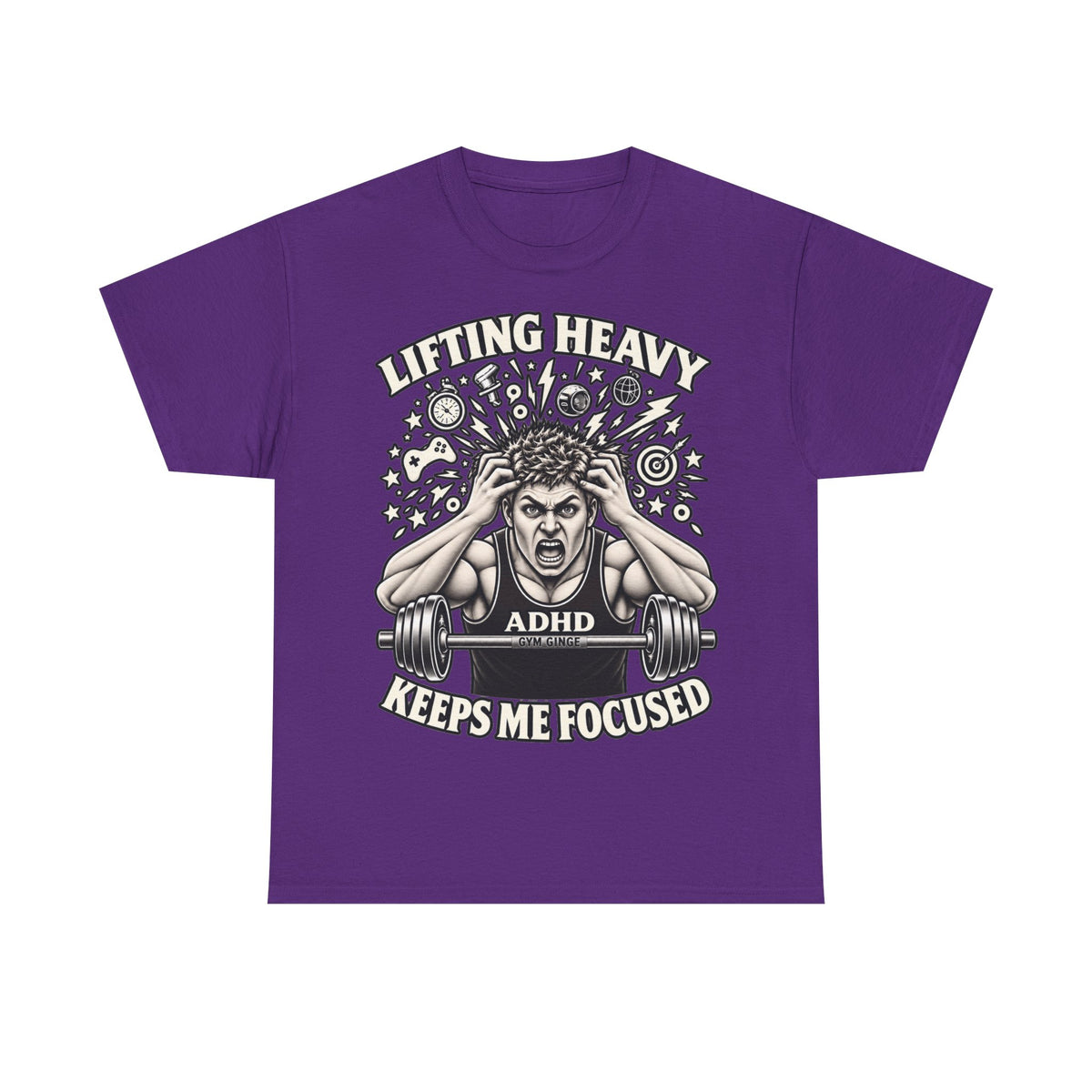 Gym Ginge product media | GG|Purple|ADHD Front Only|V1