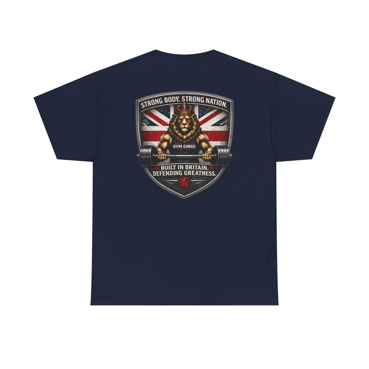Gym Ginge product media | GG|Navy|Rear - Plain Front|V1