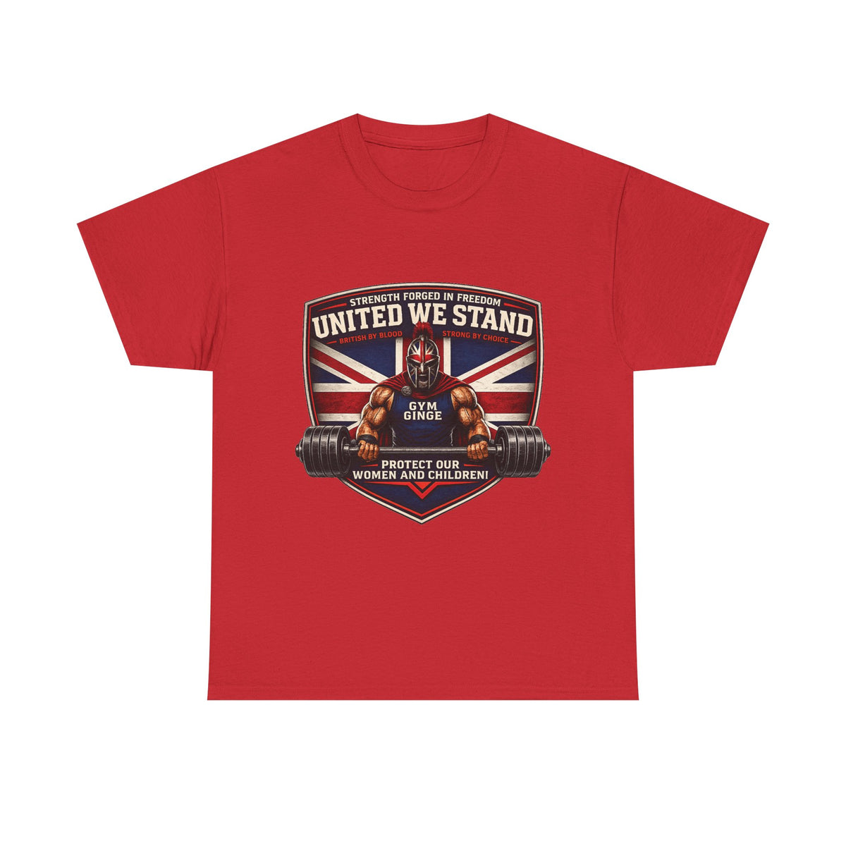 Gym Ginge product media | GG|Red|Spartan Front Only|V1