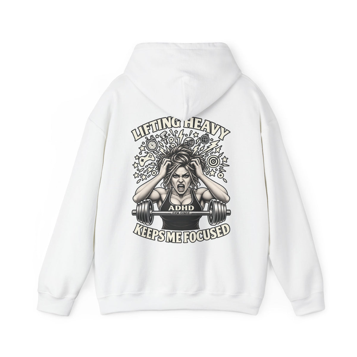 White product view | GG|White|Strength Dept Front|V2