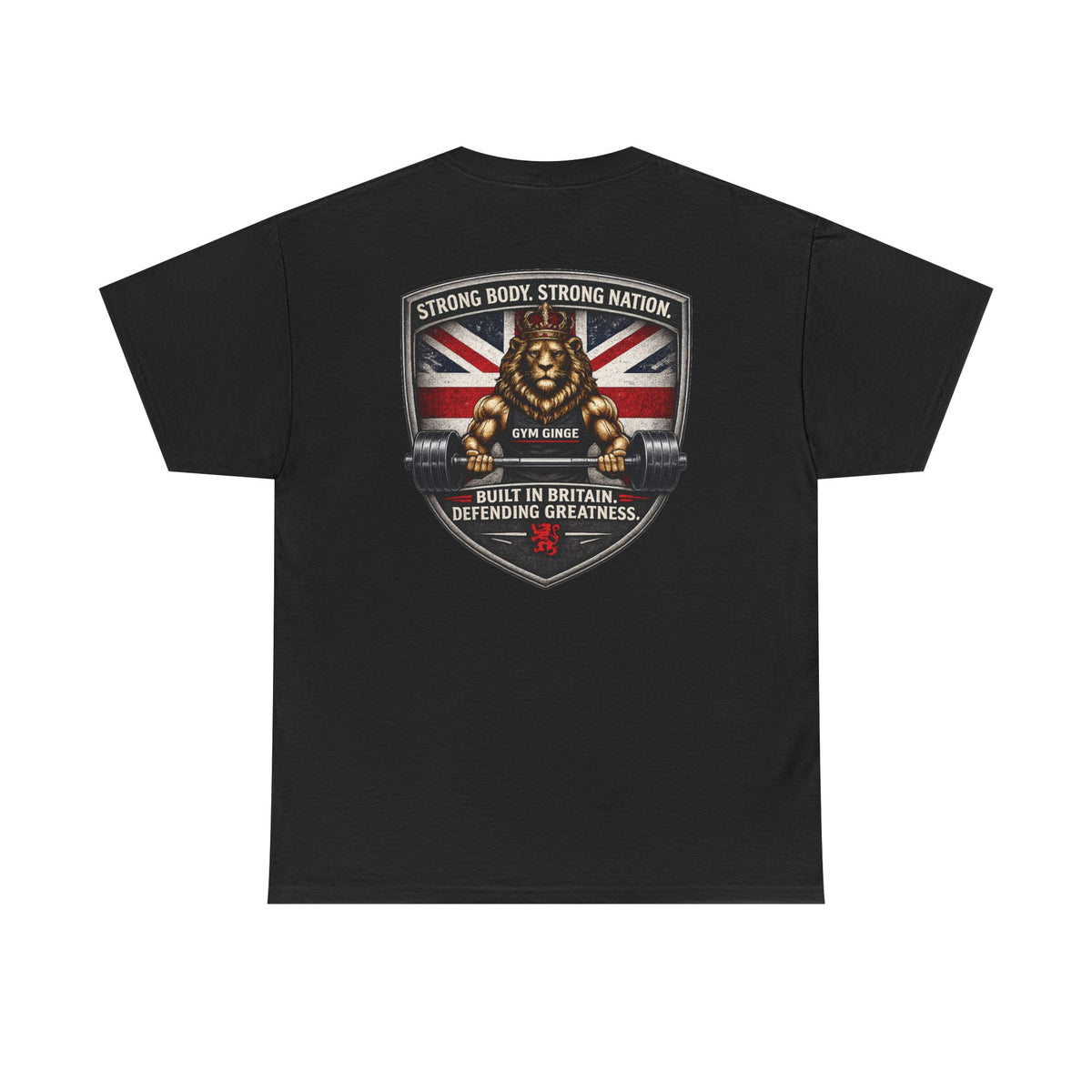 Gym Ginge product media | GG|Black|Rear - Strength Dept. Front|V1