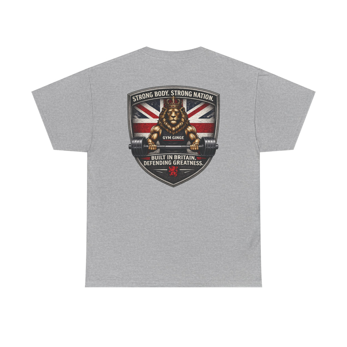 Gym Ginge product media | GG|Sport Grey|Rear - Plain Front|V1