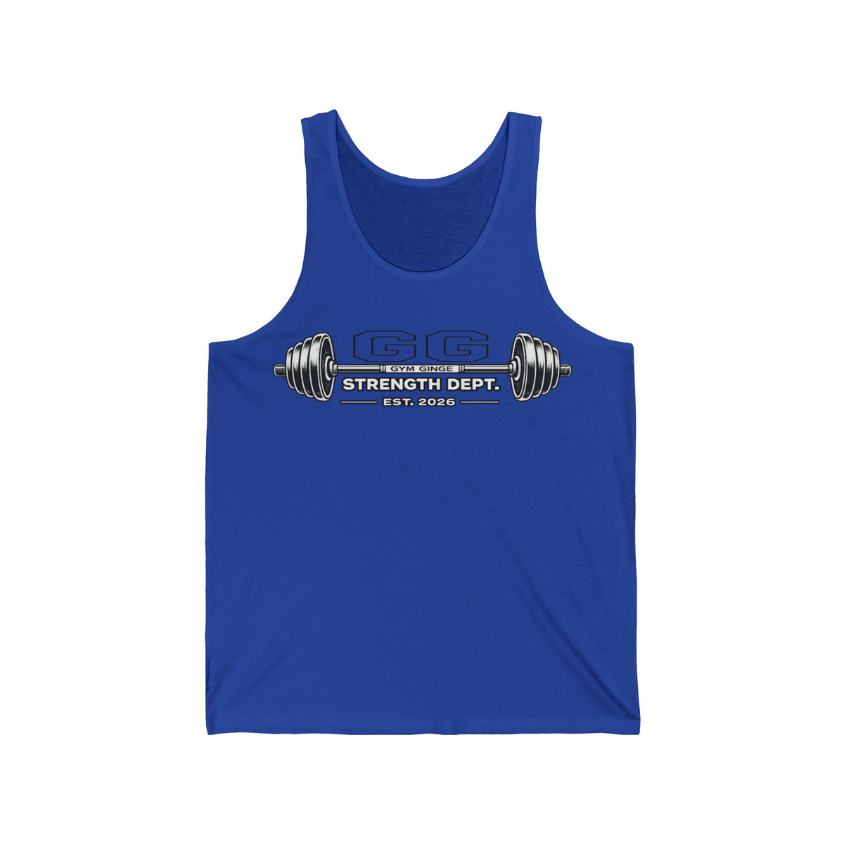 Gym Ginge product media | GG|True Royal|Strength Dept. Barbell Front|V1