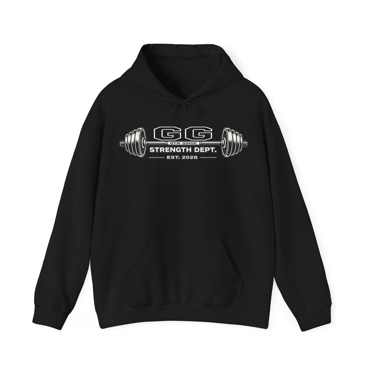 Gym Ginge product media | GG|Black|Strength Dept Front|V1