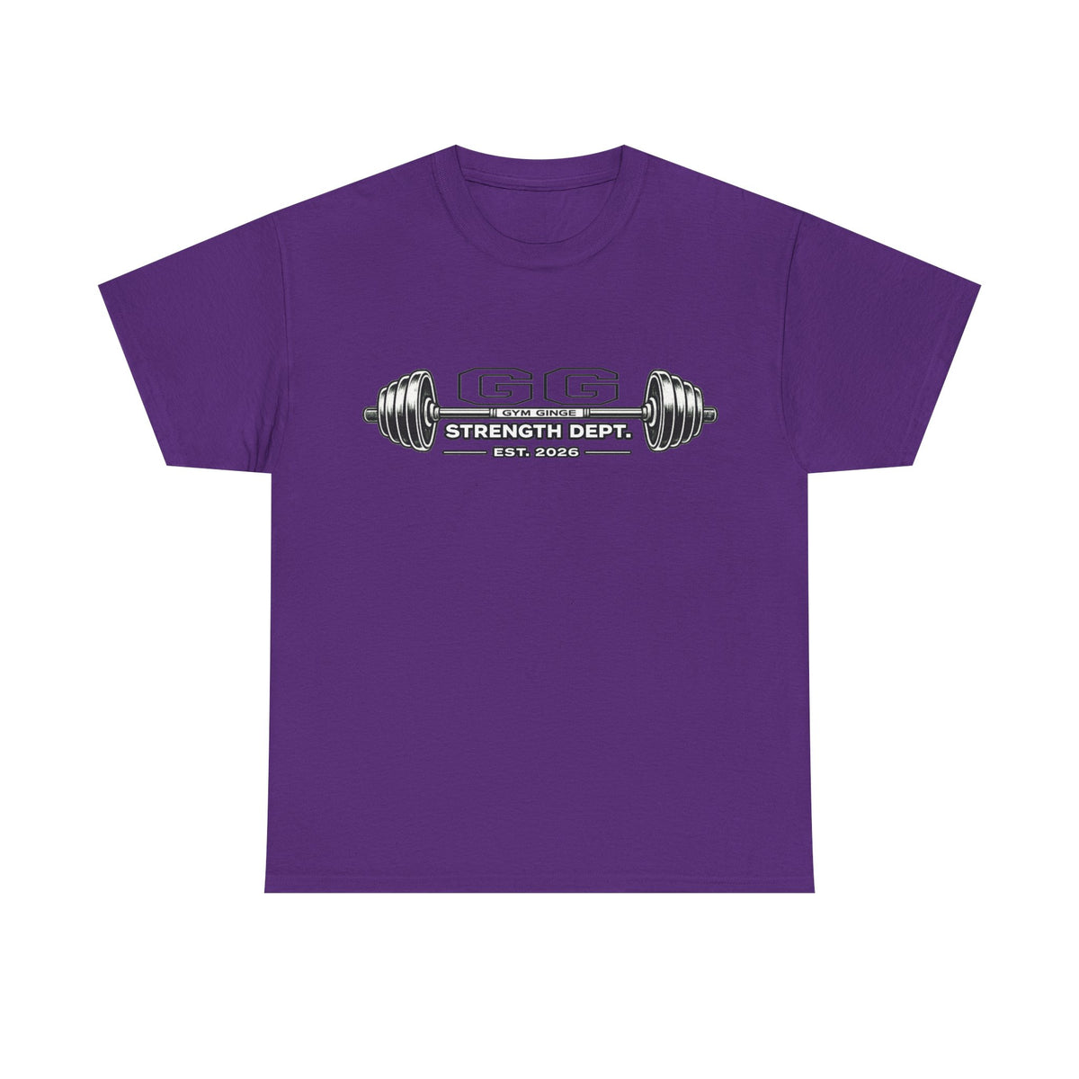Gym Ginge product media | GG|Purple|Mens Gym Dogs Rear - Strength Dept. Front|V1