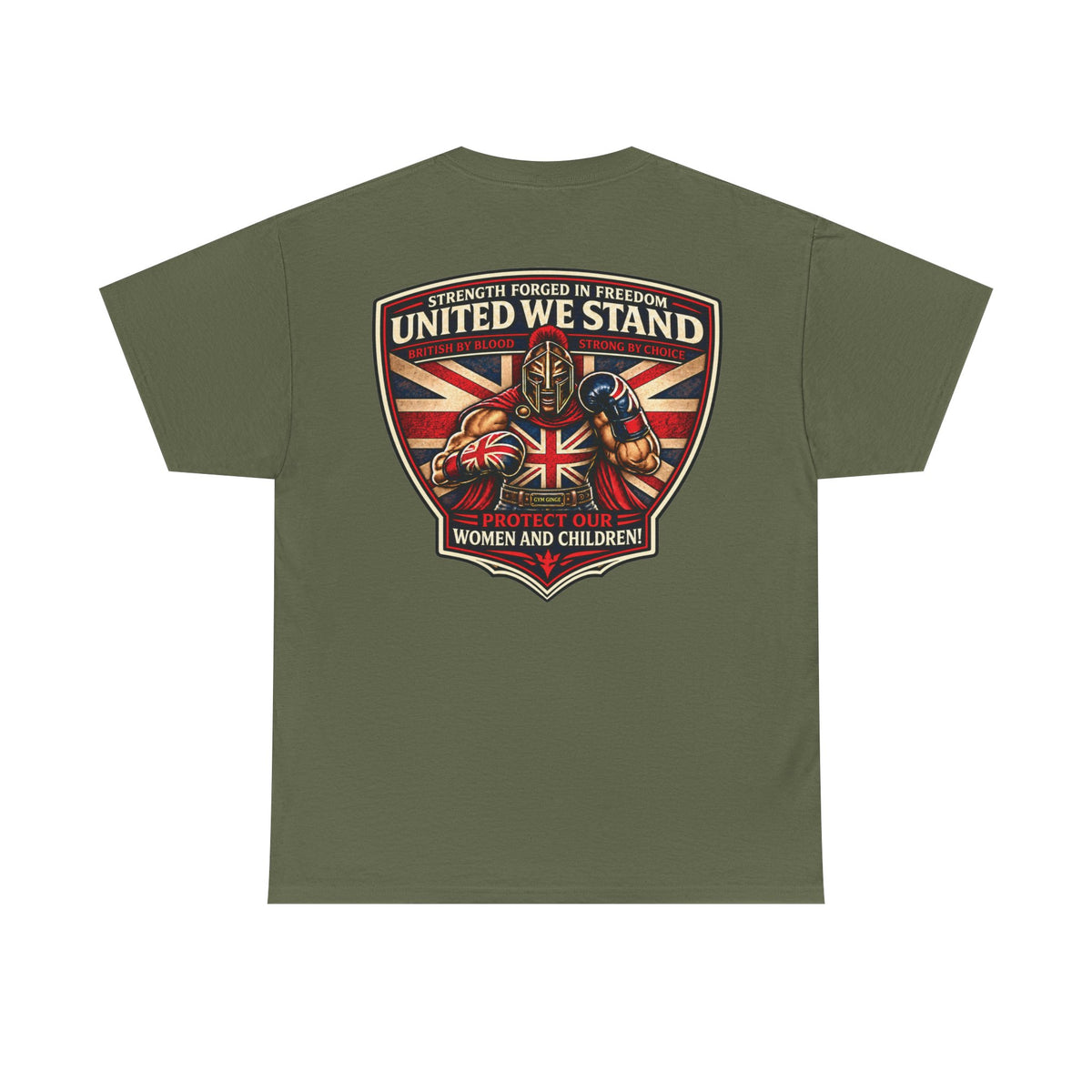 Gym Ginge product media | GG|Military Green|Image Rear|V1