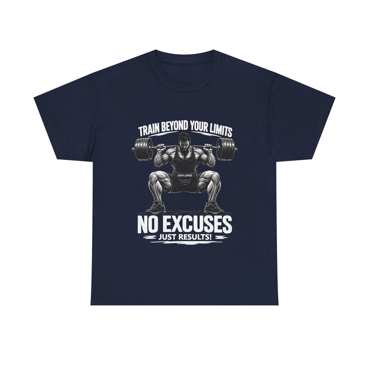 Gym Ginge product media | GG|Navy|Beyond Limits Front Only|V1