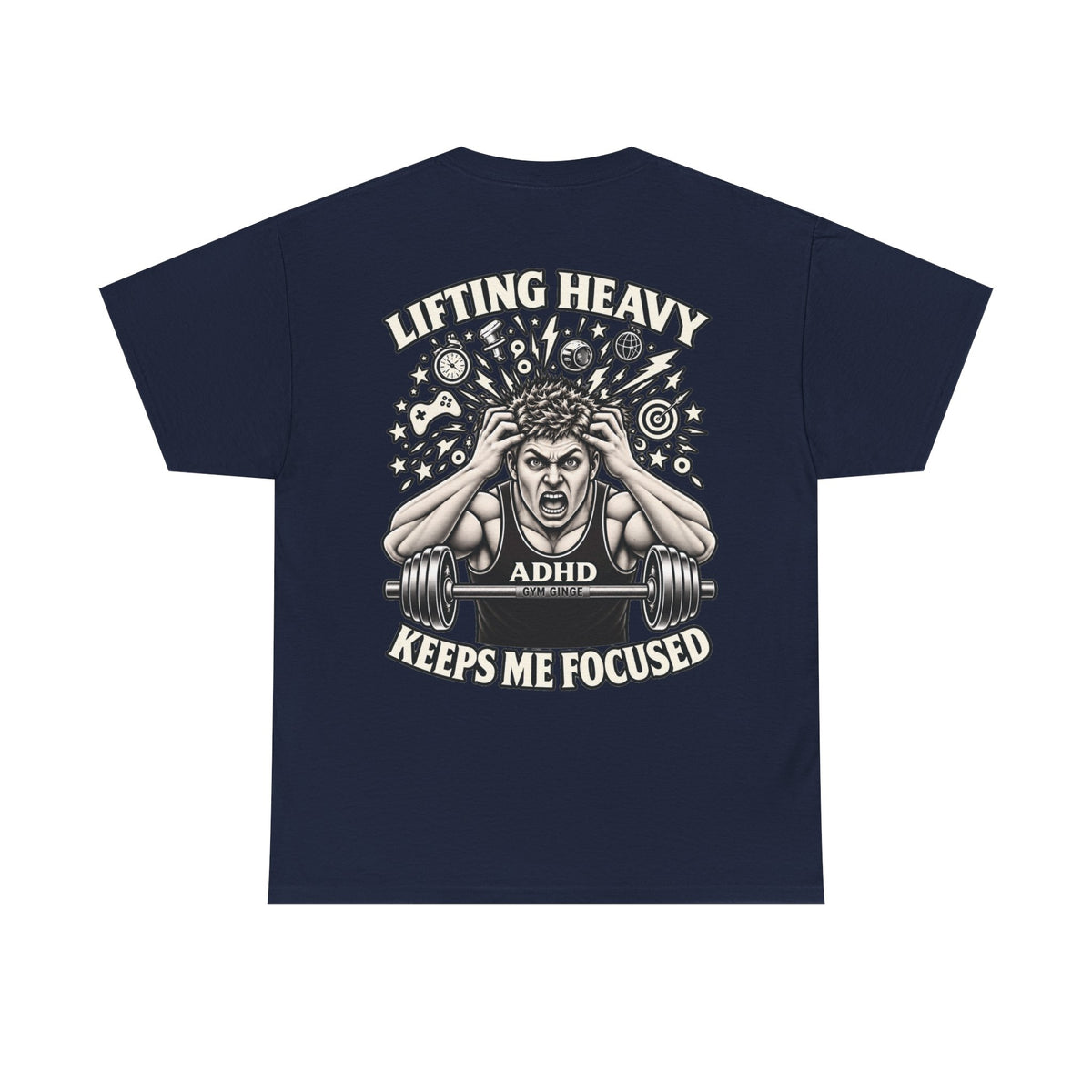 Gym Ginge product media | GG|Navy|ADHD Rear Only|V1