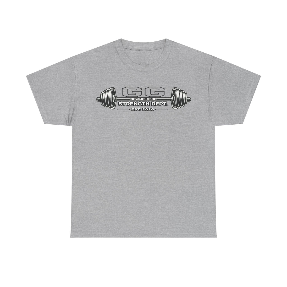 Gym Ginge product media | GG|Sport Grey|Strength Dept. Barbell Front|V1