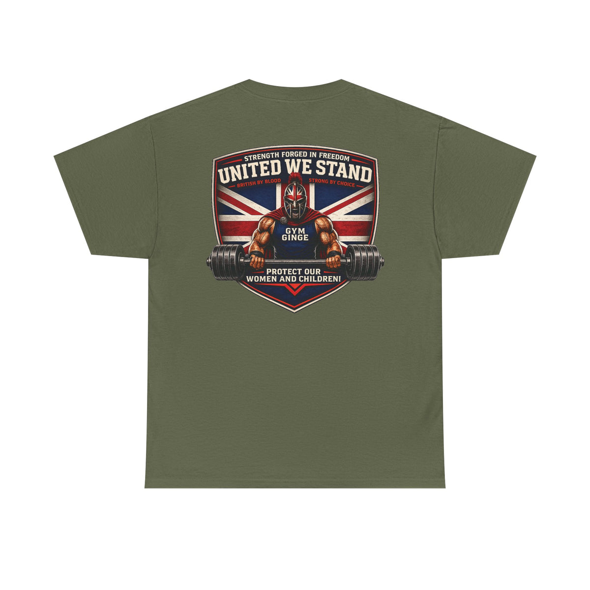 Gym Ginge product media | GG|Military Green|Spartan Rear Only|V1