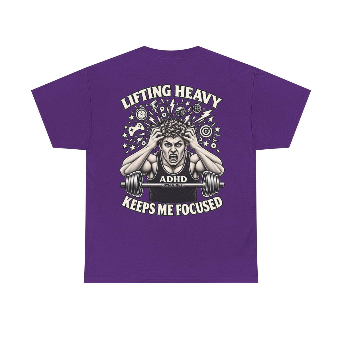 Gym Ginge product media | GG|Purple|ADHD Rear Only|V1