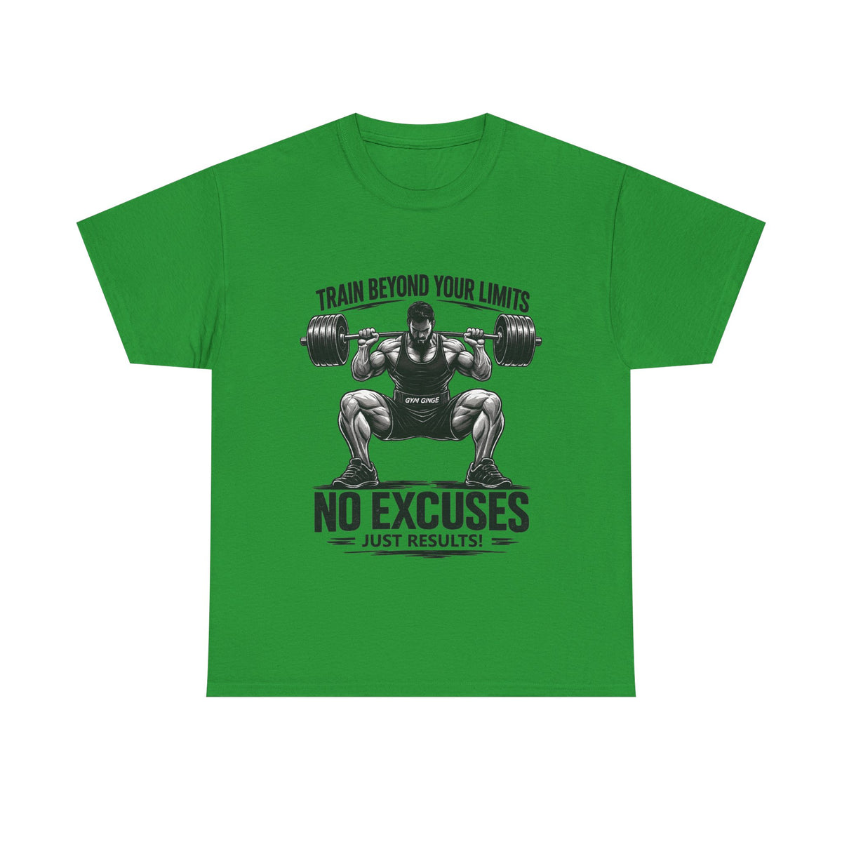 Gym Ginge product media | GG|Irish Green|Beyond Limits Front Only|V1